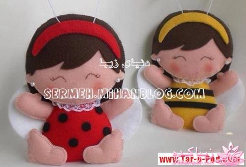 آموزش عروسک سازی،عروسکــــهای نمــــــدی