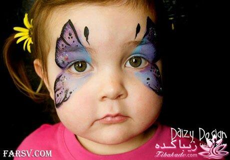طراحی صورت کودکان (بالماسکه)
