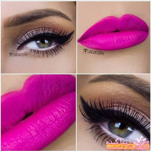 آرایش چشم رنگی به ویژه رنگ چشم طوسی