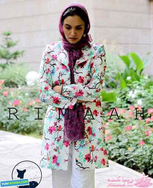 عکس های مدل شدن میترا حجار برای یک برند مانتو