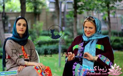 عکس های مدل شدن میترا حجار برای یک برند مانتو