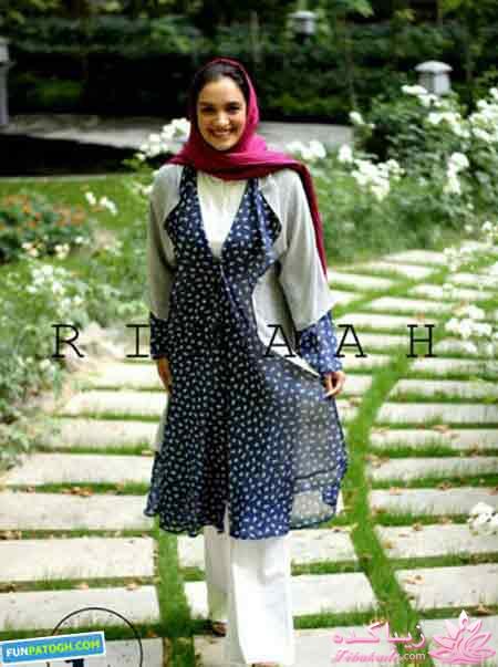 عکس های مدل شدن میترا حجار برای یک برند مانتو