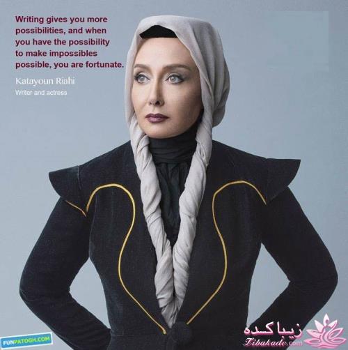 کتایون ریاحی به عنوان مدلینگ در فضای مجازی