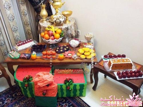 تزیینات شب یلدا