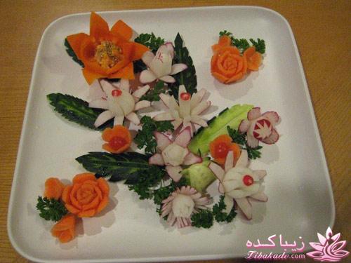 تزیین سالاد