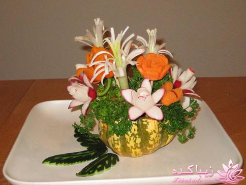 تزیین سالاد