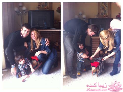 عکس جدید میلان پسر شکیرا و پیکه