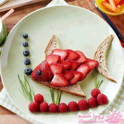 خلاقیت در تزیین غذا