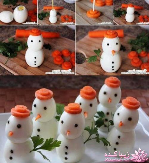 خلاقیت در تزیین غذا