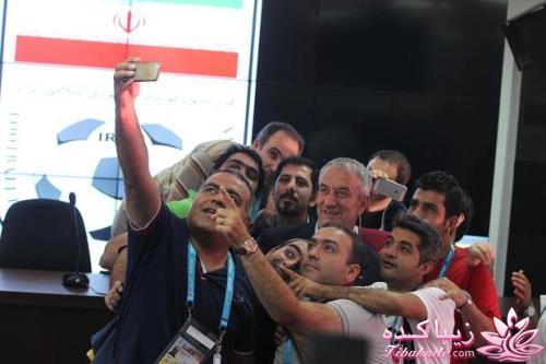 هنرمندان و تیم ملی (عکس)