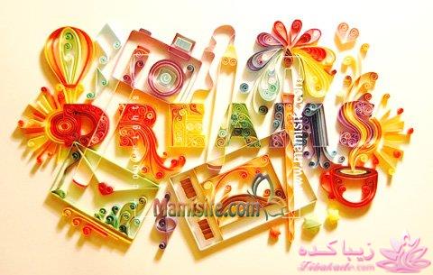 کوئیلینگ یا ملیله کاغذی