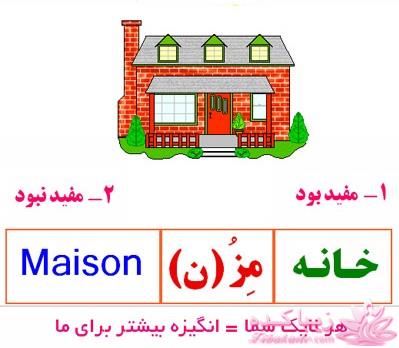 آموزش زبان فرانسه با عکس