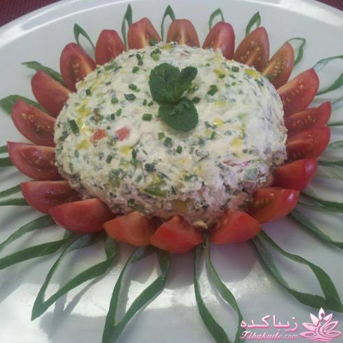 تزیین سالاد