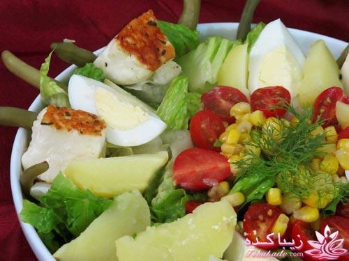انواع سالاد(هر روز با یک سالاد)