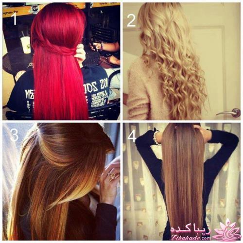 مدل های زیبای مو (ر نگ و شینیون)