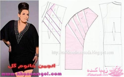 ژورنال لباسهای زنانه با الگو