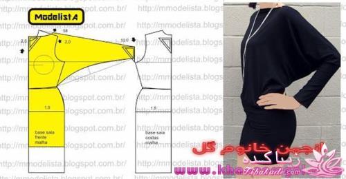 ژورنال لباسهای زنانه با الگو