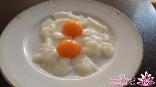 طرز تهیه ژله به شکل نیمرو