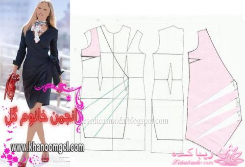 ژورنال لباسهای زنانه با الگو