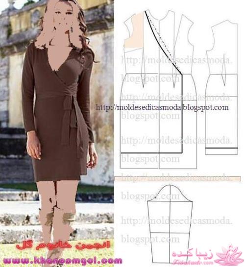 ژورنال لباسهای زنانه با الگو