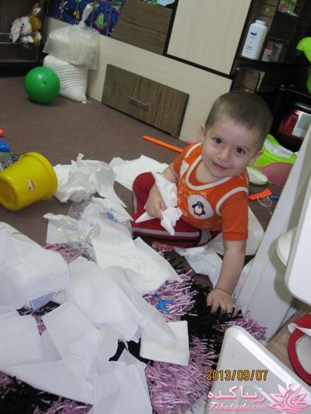 عکس خرابکاری بچه ها