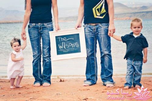 ژست های عکس گرفتن خانوادگی 