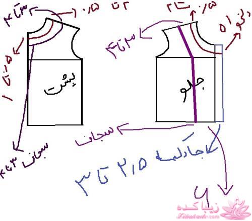 اموزش دوخت انواع مانتو