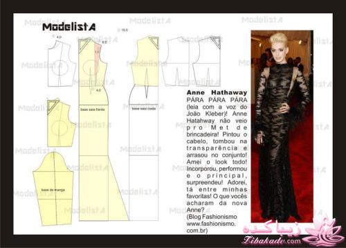 ژورنال لباسهای زنانه با الگو