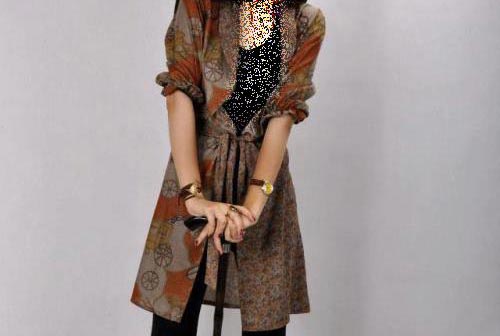 آموزش دوخت مانتو عبایی