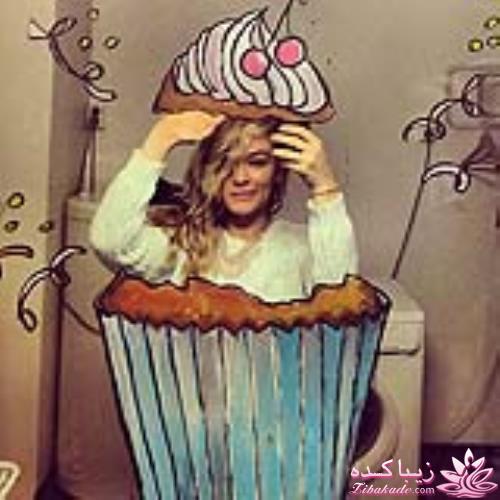 هنرنمایی این دخترخانوم جلوی آینه ! 