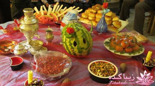 تزیینات شب یلدا