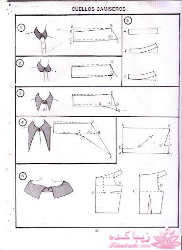 ژورنال انواع مدلهای یقه و آستین با الگو 