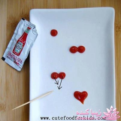 خلاقیت در تزیین غذا