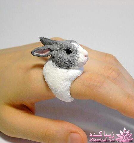 انگشتر با سر حیوان