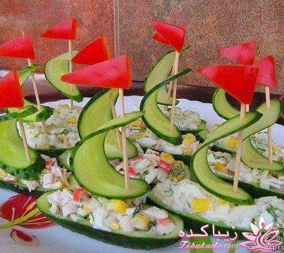 خلاقیت در تزیین غذا