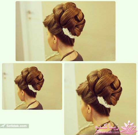 مدل انواع شینیون های جدید/مجلسی/ زنانه/کودکانه