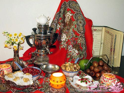 تزیینات شب یلدا