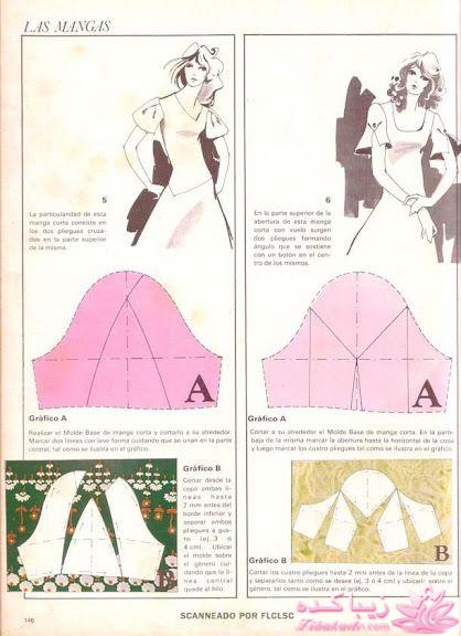 ژورنال انواع مدلهای یقه و آستین با الگو 