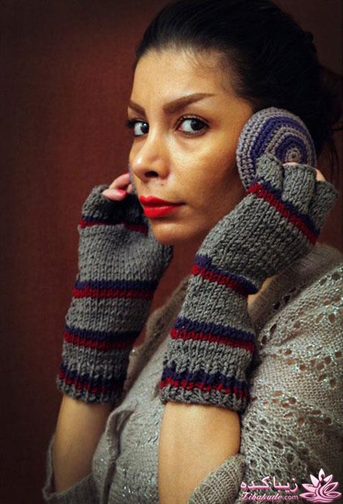 نحوه بافت شال و کلاه