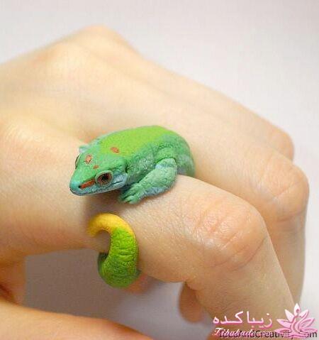 انگشتر با سر حیوان