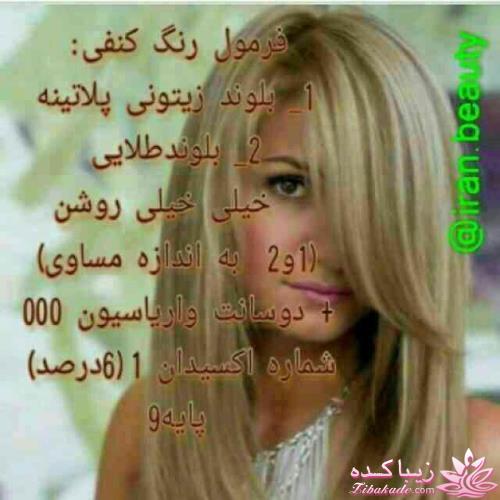 مدل های زیبای مو (ر نگ و شینیون)