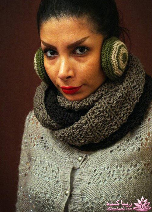 نحوه بافت شال و کلاه