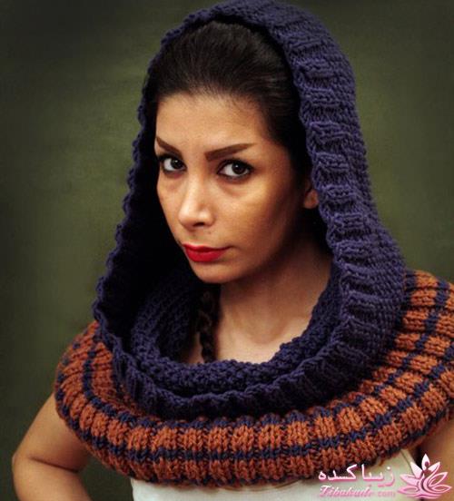 نحوه بافت شال و کلاه