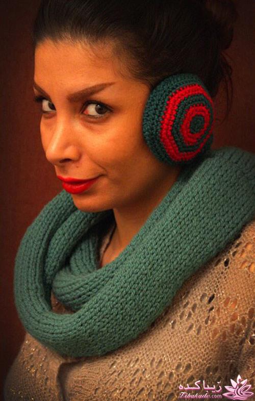نحوه بافت شال و کلاه