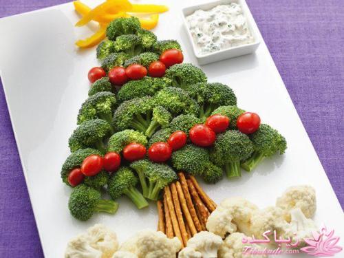 خلاقیت در تزیین غذا