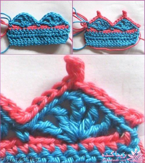 آموزش اصول اولیه ی قلاب بافی و نقشه خوانی