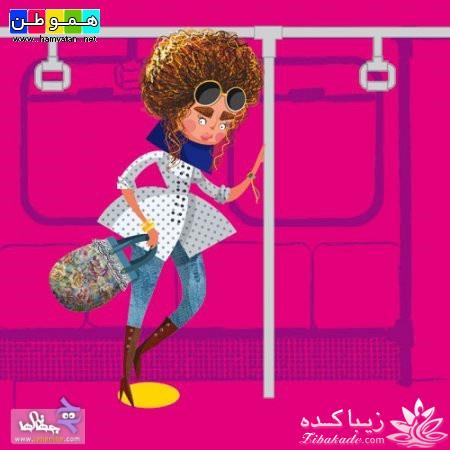 عکسهای لو رفته از خانمها در متروی تهران
