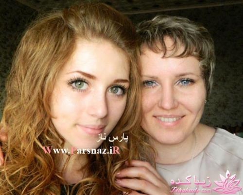 چهره زیبای دختر روسی با اندام ورزشکاری 