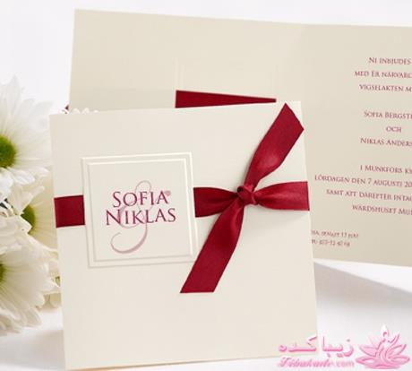 شما چه طرحی رو برای کارت دعوت عروسی می پسندید ؟