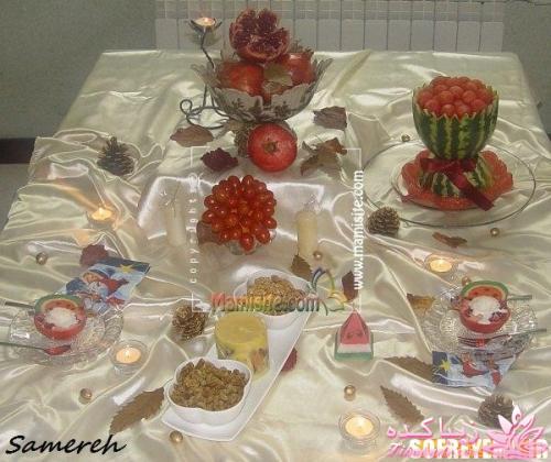 تزیینات شب یلدا